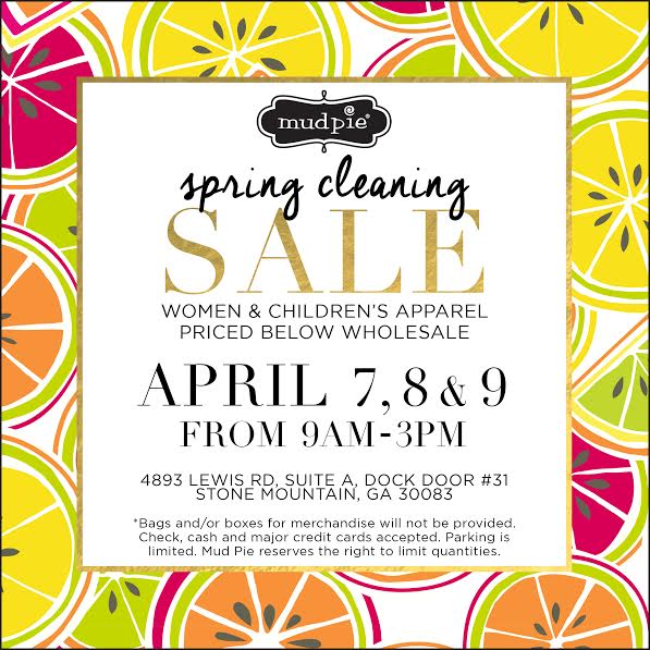 Mud Pie Warehouse Sale