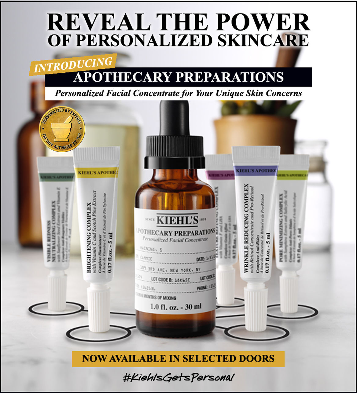 Personalized skincare from Kiehl’s